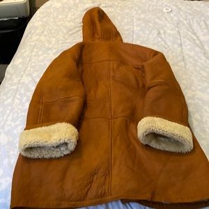 Shearling coat used